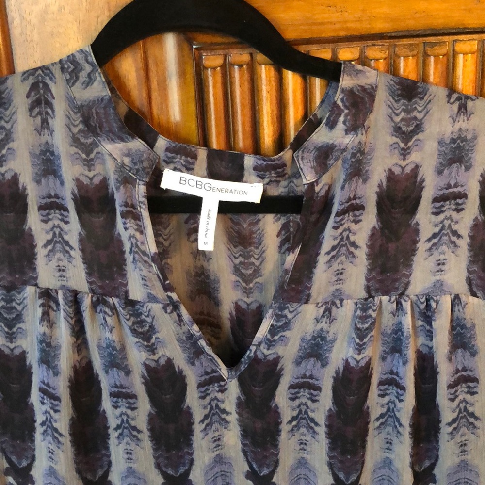 Bcbgeneration Long Sleeve Lined Pattern Dress - image 2